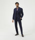 Skopes Atkinson Suit Waistcoat For Men in Navy Blue Corduroy, 34R to 62R