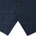 Skopes Spencer Suit Tailored Fit Waistcoat For Men in Navy Check, 34R-62R