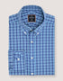 Sky Blue Casual Check Shirt