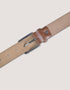Textured Brown Formal Belt