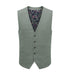 Skopes Elio Suit Waistcoat For Men in Sage Green, 34R-62R