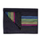 Black Fine Stripe Bamboo Scarf