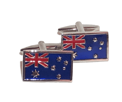 Australia flag design cufflinks