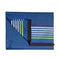 Navy Fine Stripe Bamboo Scarf