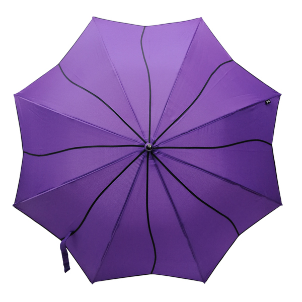 Everyday Swirl Stick Umbrella Plum