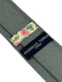 sage green linen tie