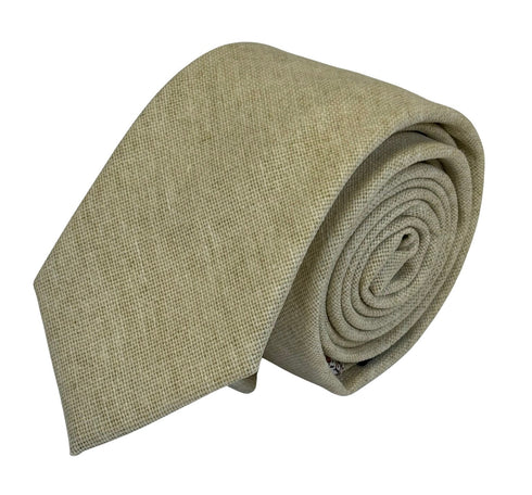 slim ivory tie