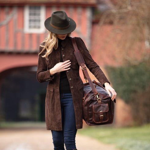 Stamford – Handmade Vintage Leather Travel Bag / Holdall