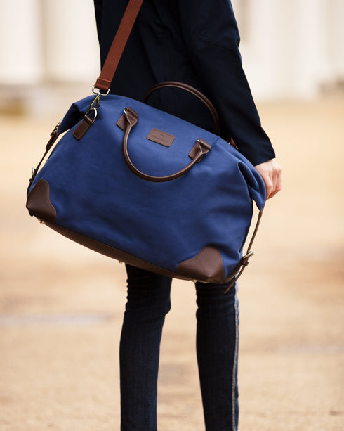 Grantham II - Handmade Canvas and Leather Travel Luggage / Holdall