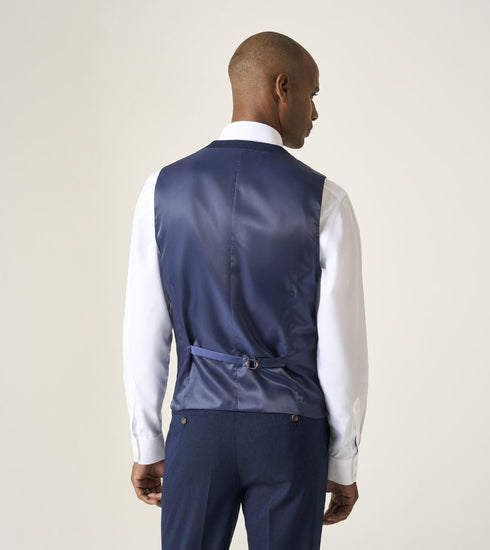 Skopes Caspian Suit Waistcoat For Men in Navy Blue, 34R-62R