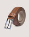 Embroidered Tan Formal Belt