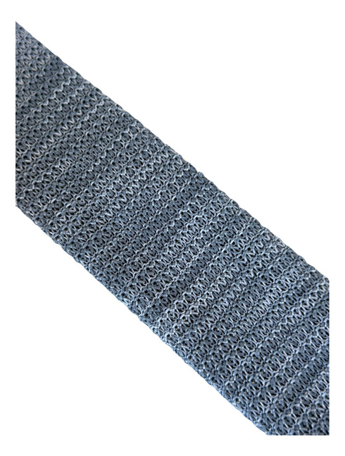 speckled grey skinny knitted tie