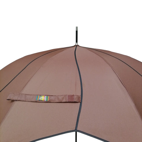 Everyday Swirl Stick Umbrella Mocha