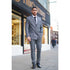 STZ90 - Men's Grey Double Breasted 2 Piece Suit