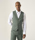 Skopes Calvados Suit Waistcoat For Men in Sage, 36R-64R