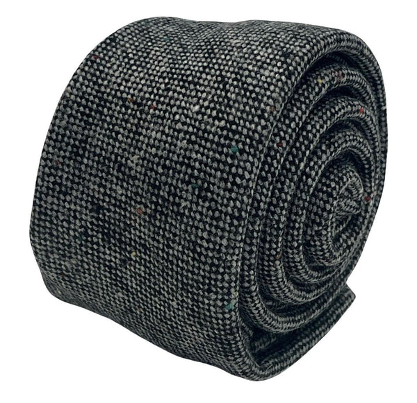 dark grey speckled tie