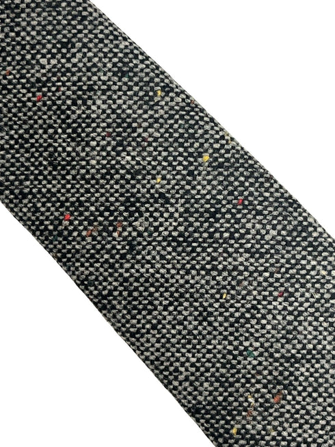 dark grey speckled tie