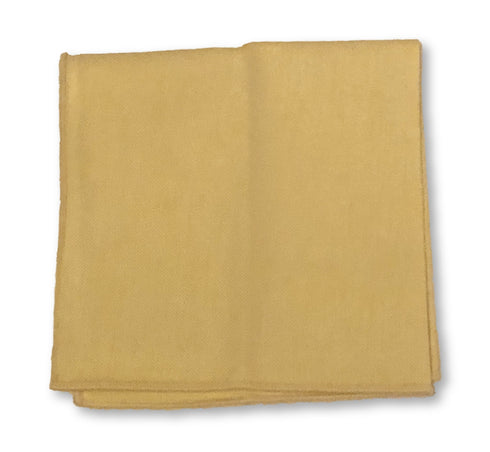 lemon yellow cotton pocket square