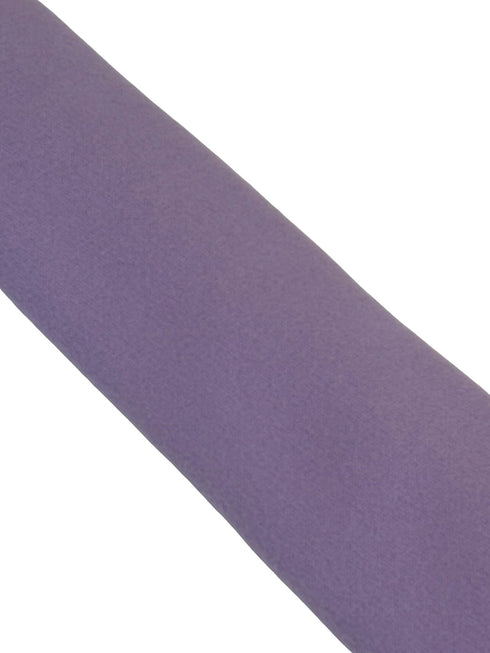 lilac purple slim wool tie