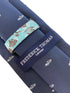 navy mens tie with NASCAR racing car quirky design