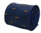 navy mens tie with carrot design