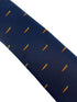 navy mens tie with carrot design