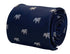 navy mens tie with british bulldog design