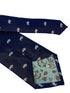 navy mens tie with buffalo design