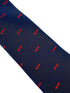 navy mens tie with skateboard design