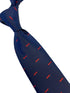 navy mens tie with skateboard design