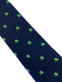 navy mens tie with camping tent design
