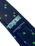 navy mens tie with camping tent design