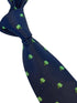navy mens tie with camping tent design