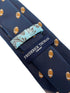 navy mens tie with american football design