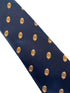 navy mens tie with american football design