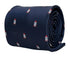 navy mens tie with NASA rocket design