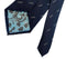navy mens tie with drum sticks quirky design