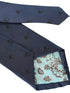 navy mens tie with snowboard-er design
