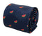 navy mens tie with watermelon slice design