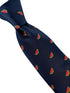 navy mens tie with watermelon slice design