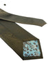 plain dark khaki green mens tie
