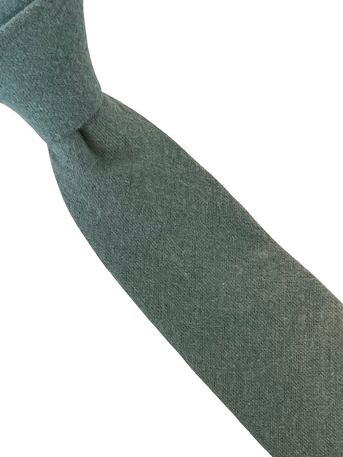 sea green jade teal mens wool tie