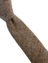 plain beige flecked wool mens tie