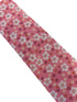 pink floral mens cotton tie