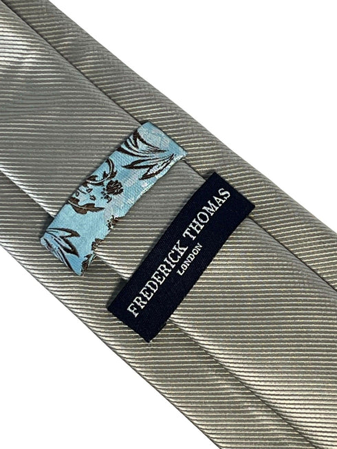 silver-y sage pale green tie