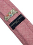 candy carnation flamingo pink linen tie