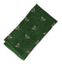 fern green apple pocket square with embroidered honey bumble bee design