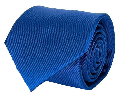 plain royal blue mens tie