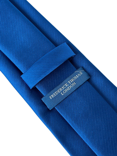 plain royal blue mens tie