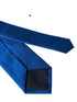 plain royal blue mens tie